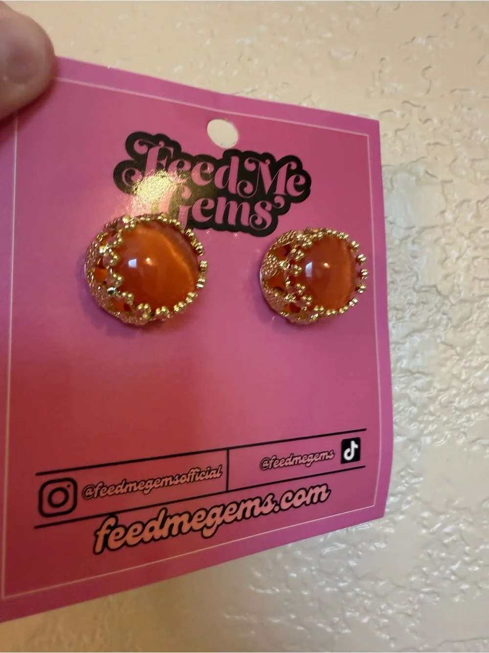 Feed me gems studs